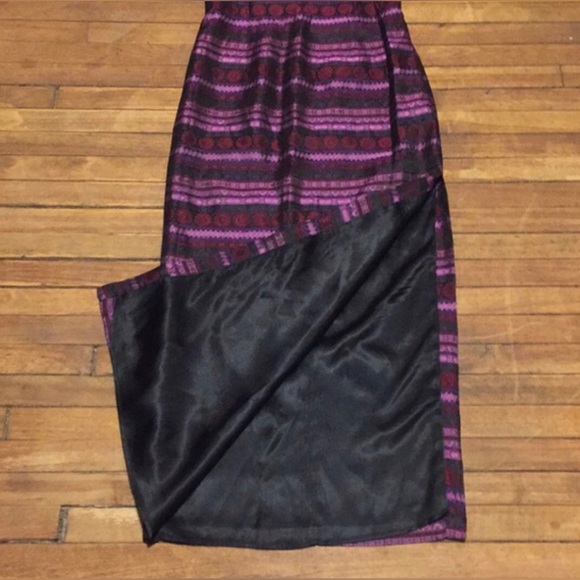 Vintage 1990 Jessica McClintock Gunne Sax, Column Brocade Gown US9. - Picture 3 of 7